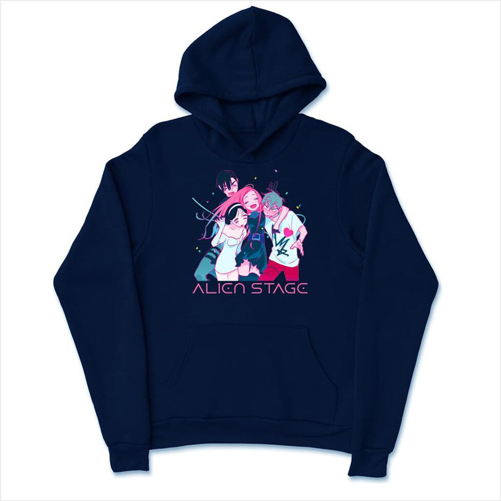 Alien Stage Merch Navy Hoodie Best Gifts For Boyfriend Birthday Gifts For Friends-1