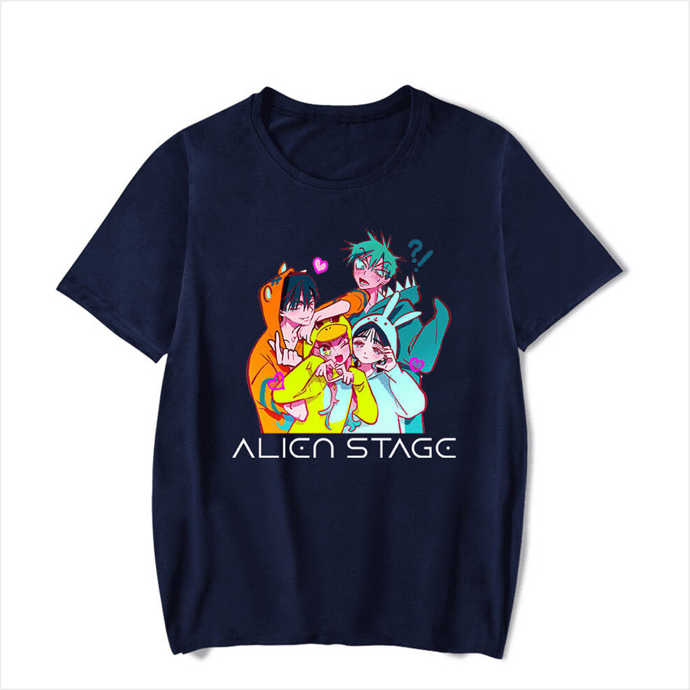 Alien Stage Merch Navy T-Shirt Gifts For Best Friends Birthday Gifts For Sister-1