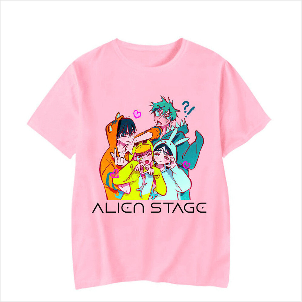 Alien Stage Merch Pink T-Shirt Gifts For Girlfriends Birthday Gifts For Besties-1