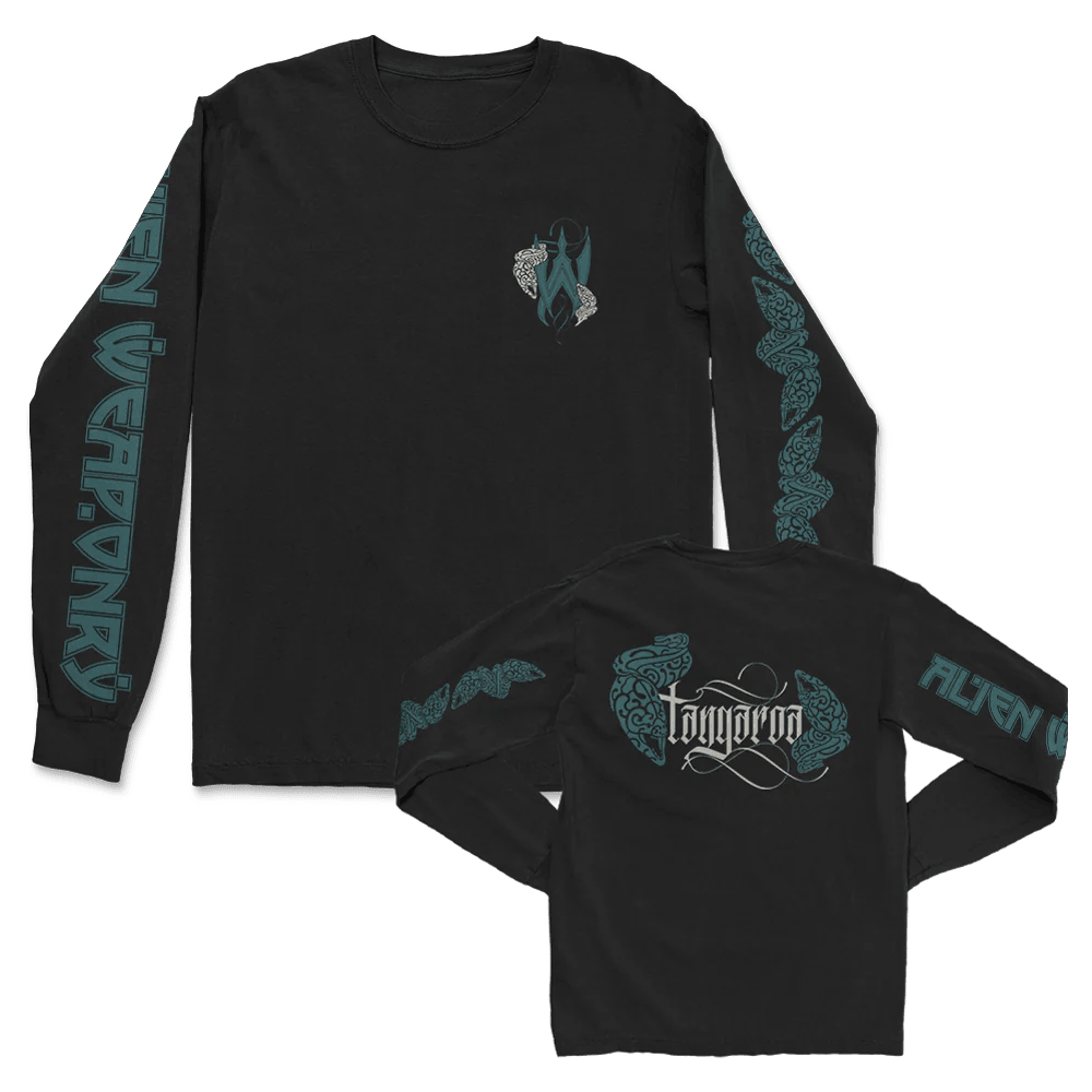Alien Weaponry Merch Tangaroa Eel Black Long Sleeve T-Shirt Gifts For Him-1