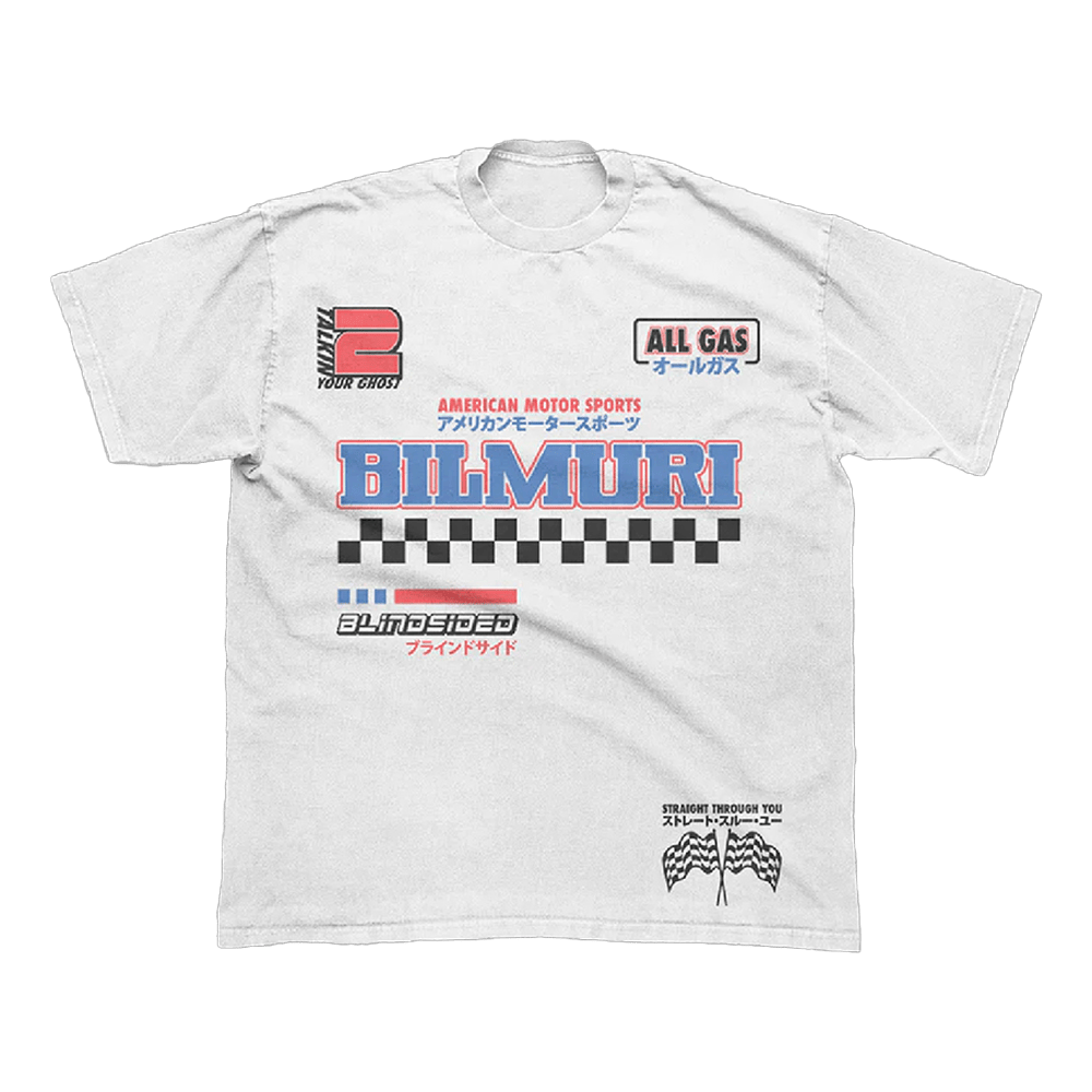 All Gas White T-Shirt Muri Merch Gift Ideas For Boyfriend-1