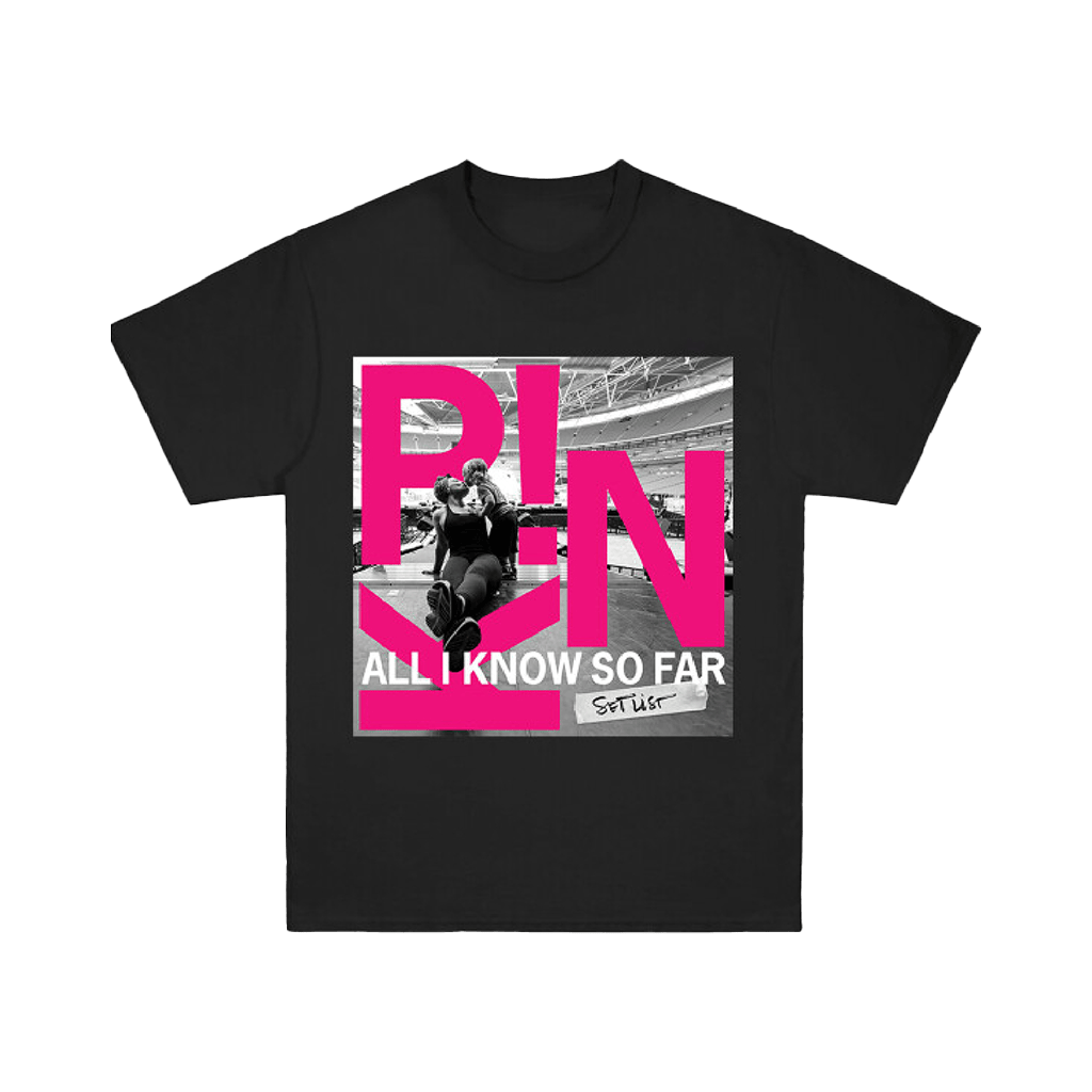 All I Know So Far Black T-Shirt Pinkspage Merch Best Gifts For Music Lovers-1 All I Know So Far Black T-Shirt Pinkspage Merch Best Gifts For Music Lovers-1