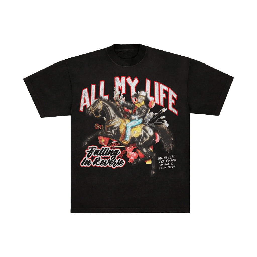 All My Life Horse T-Shirt Falling In Reverse Merch Unique Gifts For Music Lovers-1