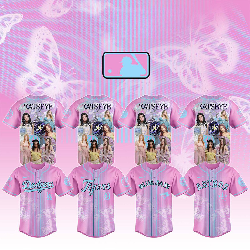 All Team MLB X Katseye 2025 Jersey MLB Merch Gift Ideas For Baseball Fans-1