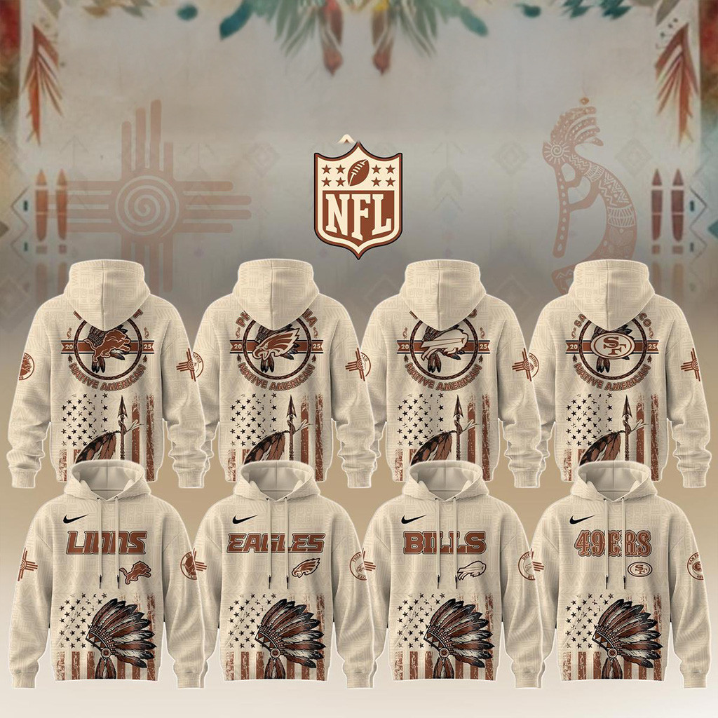 All Team NFL X Native American Heritage Month 2025 Hoodie NFL Merch Best Gifts For NFL Fans-1