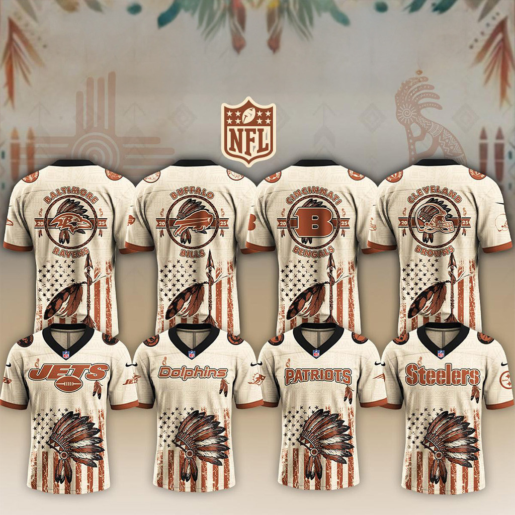 All Team NFL X Native American Heritage Month 2025 Jersey NFL Merch Gifts For Football Fan-1