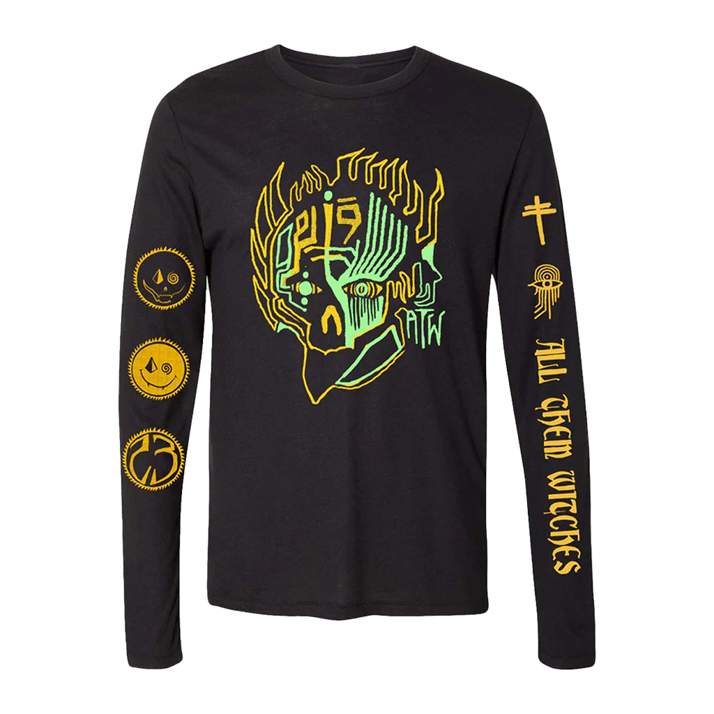 All Them Witches Merch ATW Black Long Sleeve T-Shirt Music Related Gifts For Guys-1