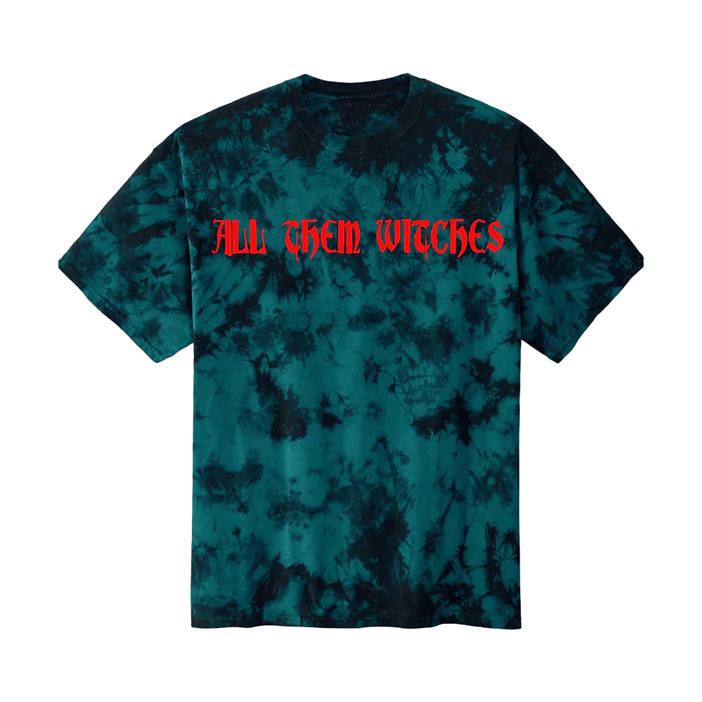 All Them Witches Merch Blue Tie Dye Shirt Birthday Gifts For Music Lovers-1