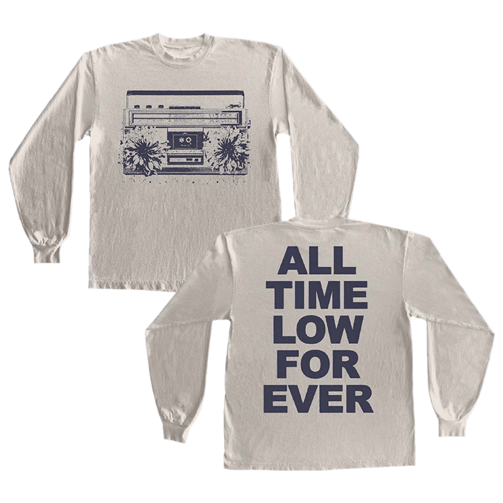 All Time Low Merch Boom Box Long Sleeve T-Shirt Father's Day Gifts For Music Lovers-1