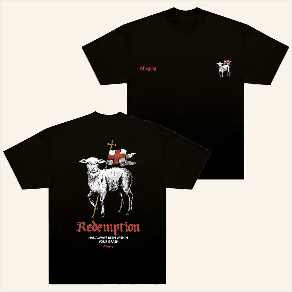 Allegoryclo Merch Redemption Black T-Shirt Gifts For Friends Birthday Gifts For Her-1