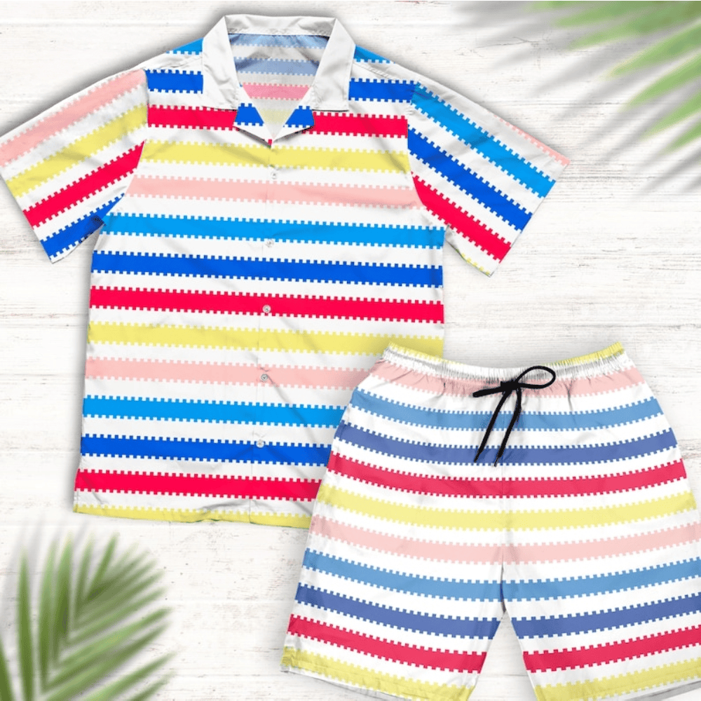 Allen Barbie Hawaiian Shirt Sets Father In Law Gifts Dad's Day-1