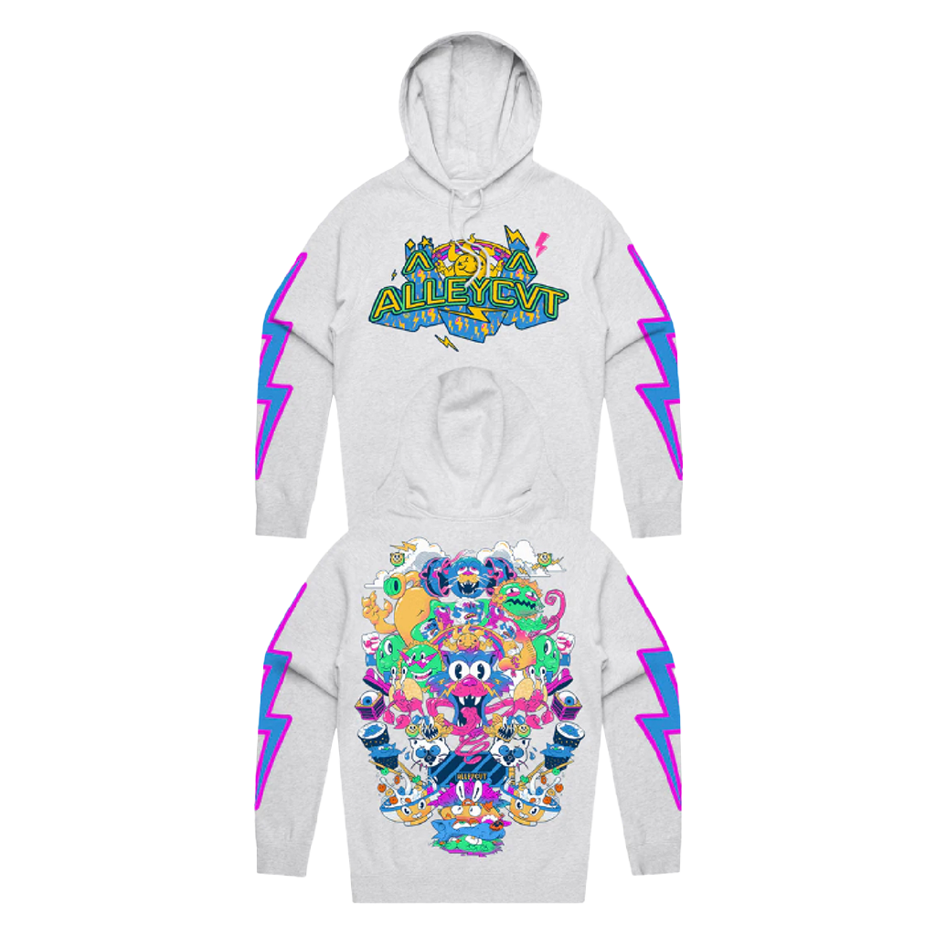 Alleycvt Psycvtdelic Ash Grey Midweight Hoodie Kt8 Merch Gifts For My Boyfriend-1