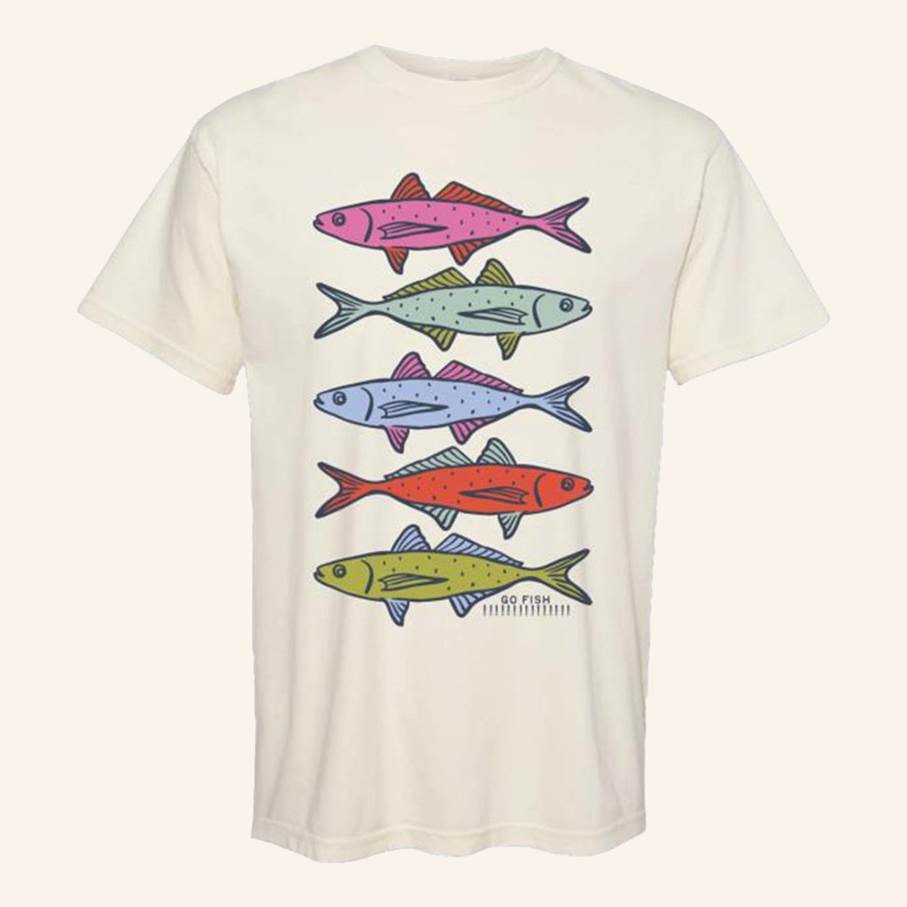 Allie Rose Co Merch Go Fish T-Shirt Great Gifts For Wife-1