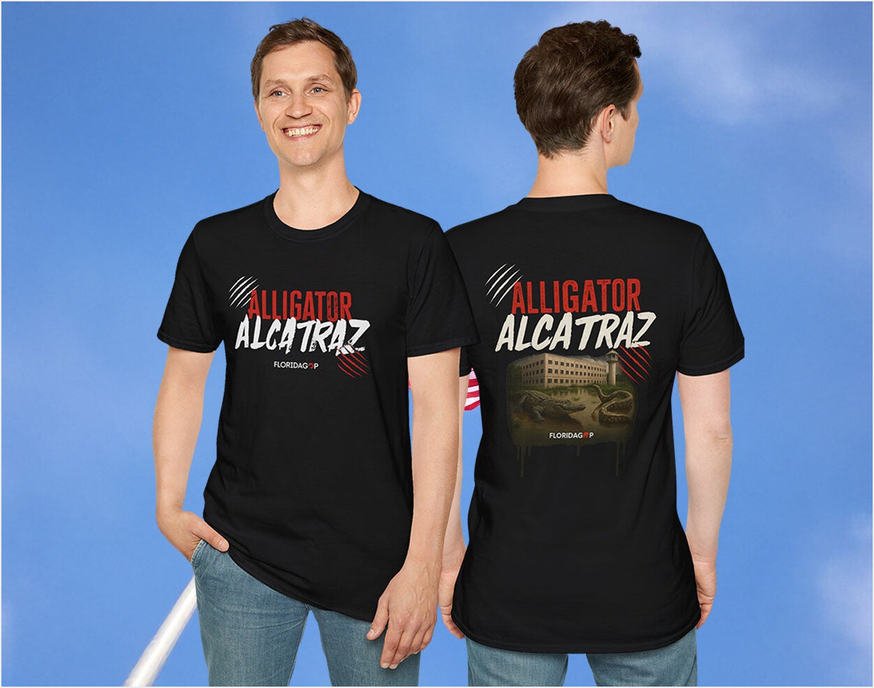 Alligator Alcatraz Florida GOP Shirt Official Alligator Alcatraz Merch Florida Gop Store-1