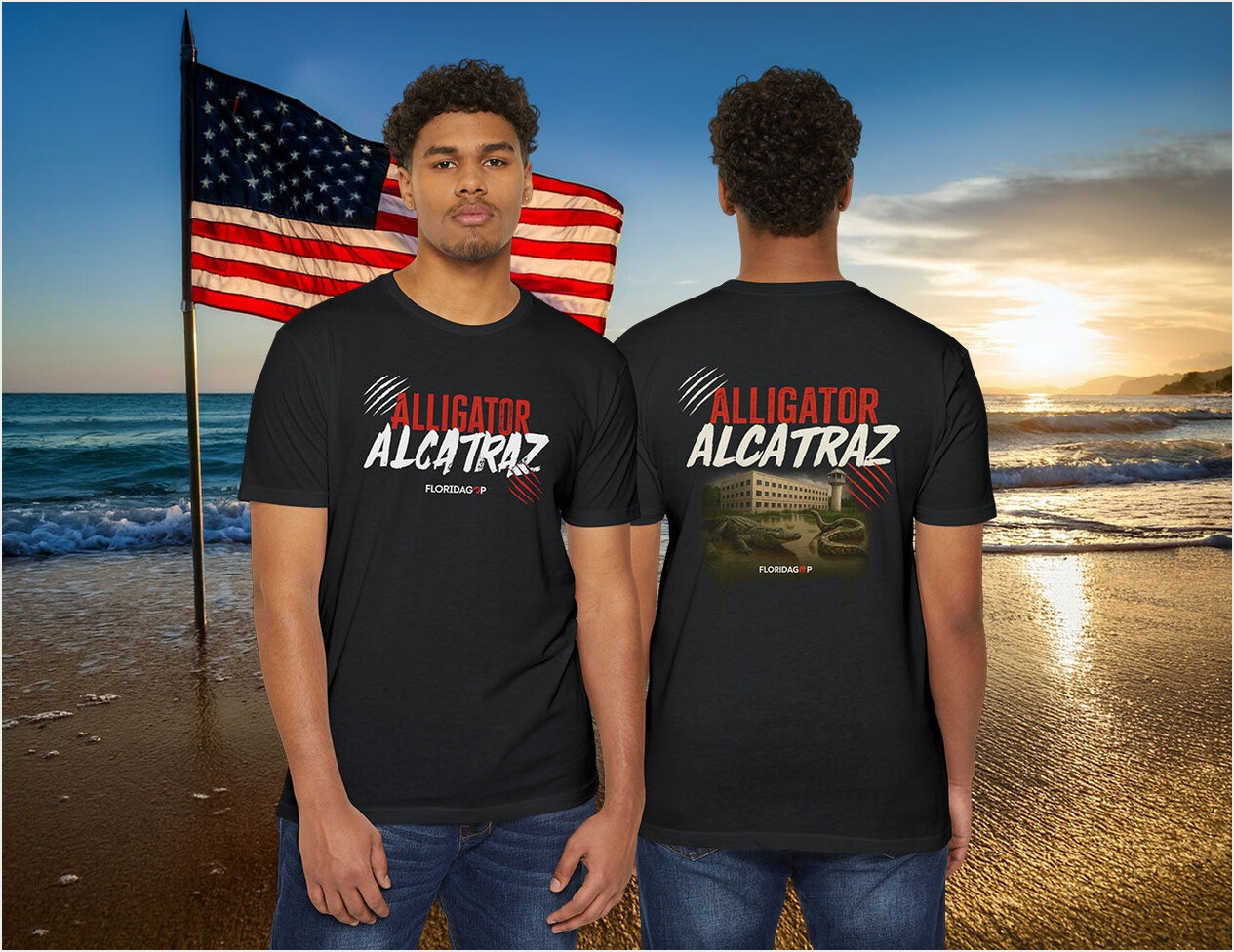 Alligator Alcatraz Shirt Official Alligator Alcatraz Merch Florida Gator Shirt Florida GOP Store-1
