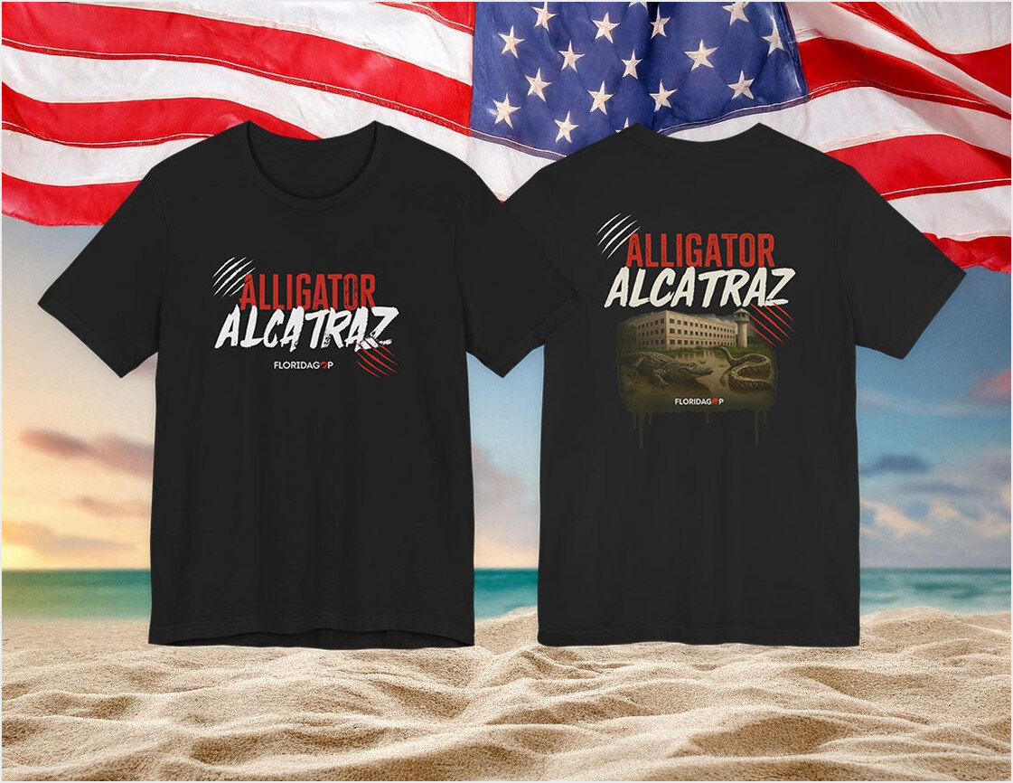 Alligator Alcatraz T-Shirt Alligator Alcatraz Merch Florida Gator Shirt Florida GOP Store-1
