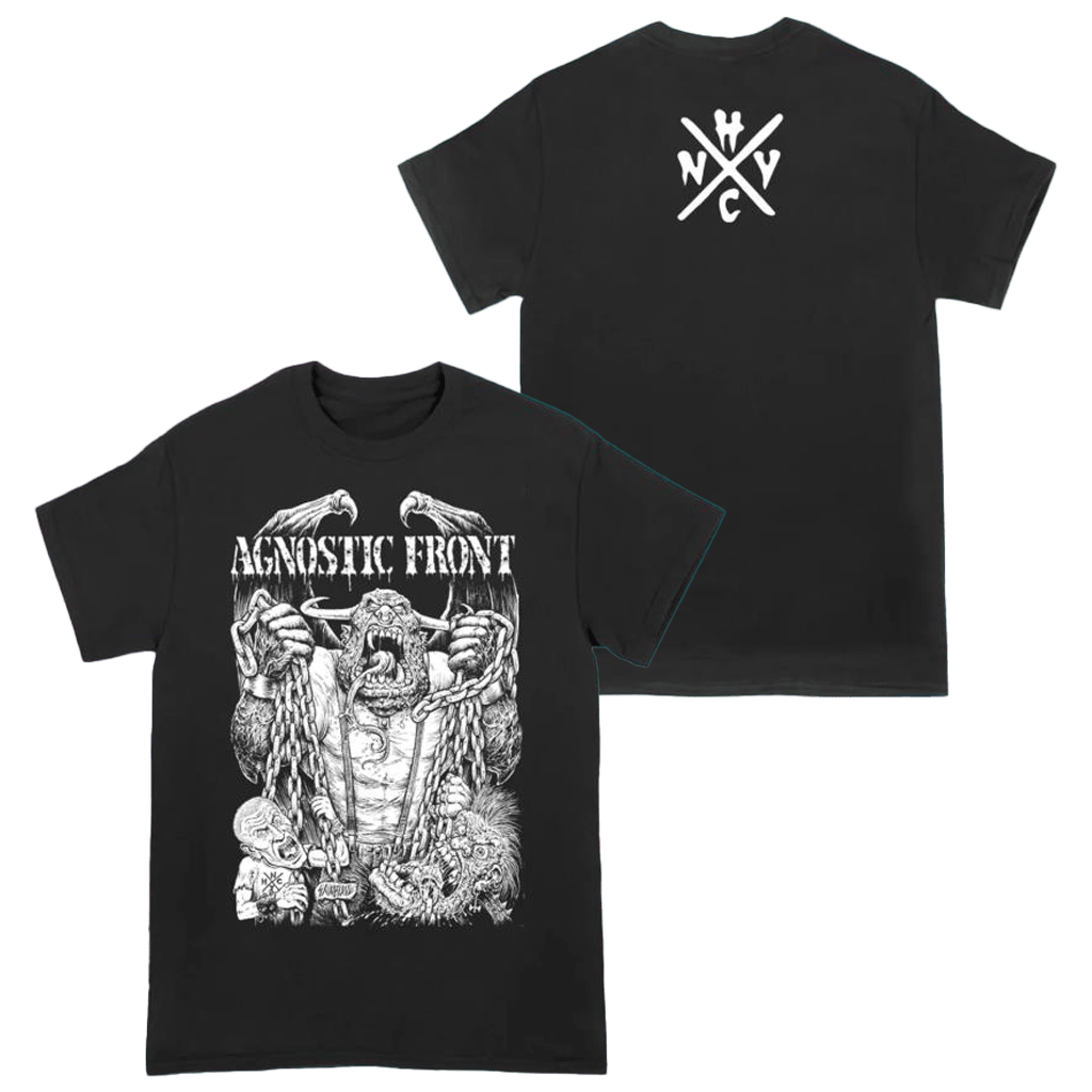 Allin Merch Agnostic Front Sawblade Logo T-Shirt Birthday Gift Ideas For Boyfriend-1