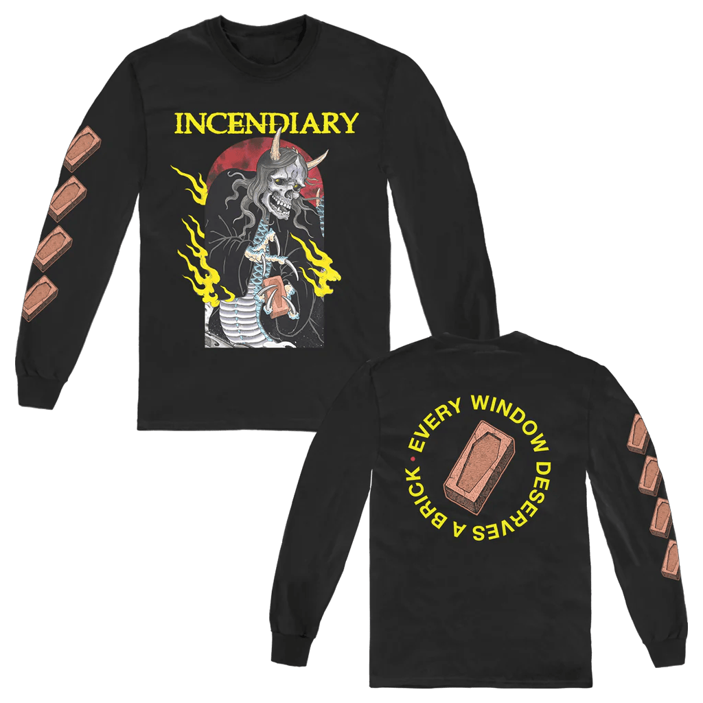 Allinmerch Merch Incendiary Deserves A Brick Long Sleeve T-Shirt Birthday Gifts For Boyfriend-1 Allinmerch Merch Incendiary Deserves A Brick Long Sleeve T-Shirt Birthday Gifts For Boyfriend-1