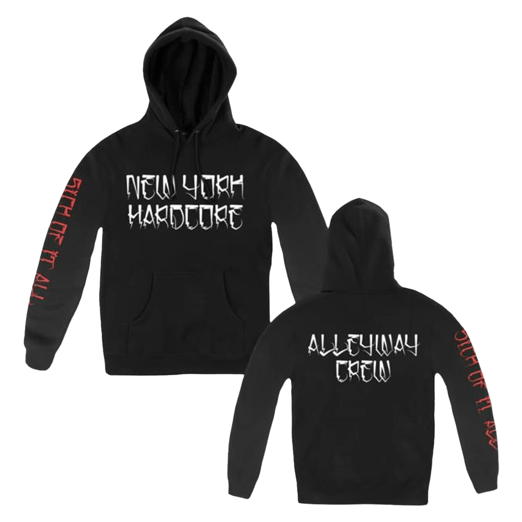 Allinmerch Merch Sick Of It All Alleyway Graff Pull Hoodie Gifts For Boyfriend-1