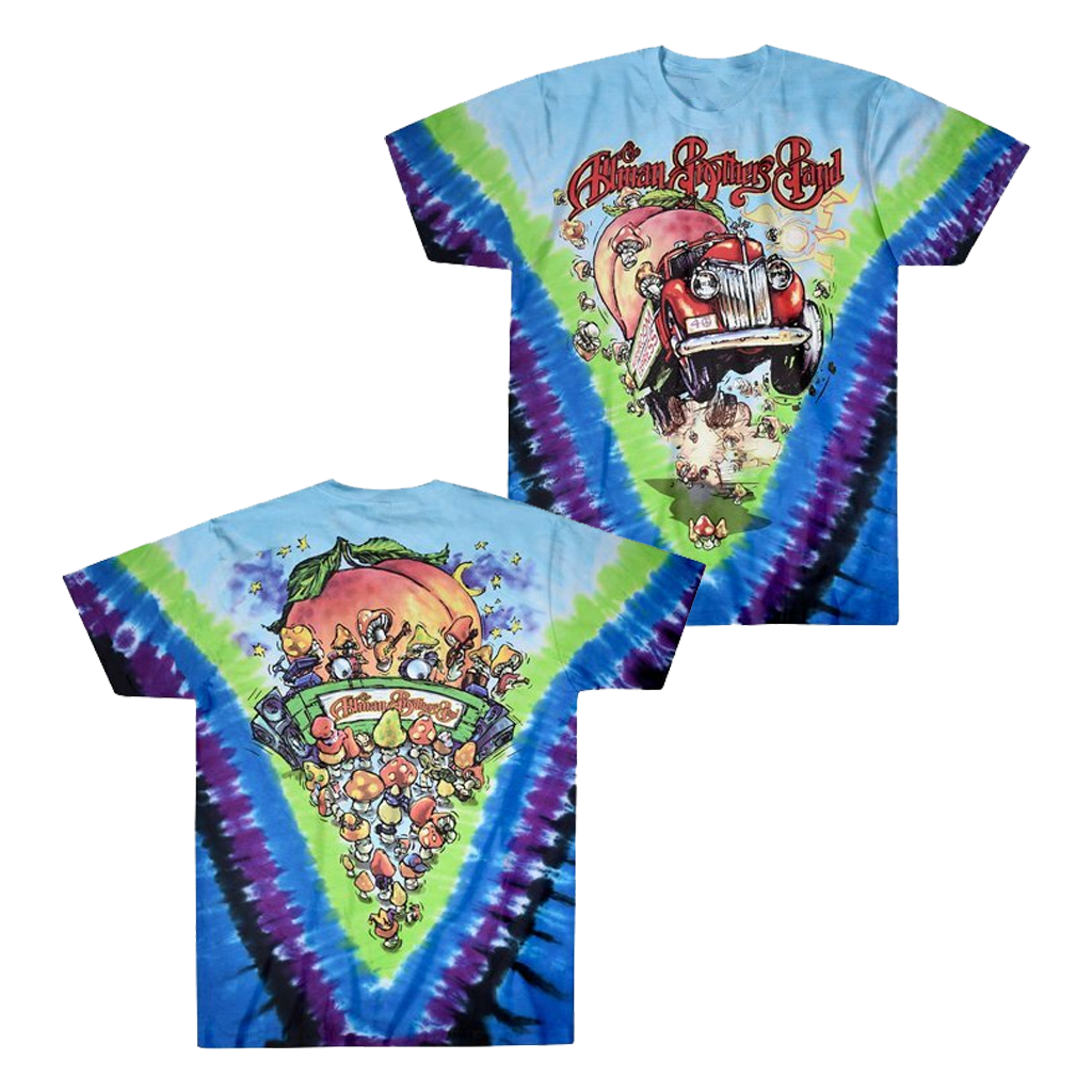 Allman Brothers Tie Dye T-Shirt Hippie Merch Gifts For Girlfriend-1