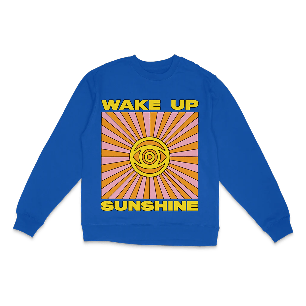 Alltimelowstore Merch Wake Up Sunshine Rays Crewneck Sweatshirt Gifts For Music Fans-1