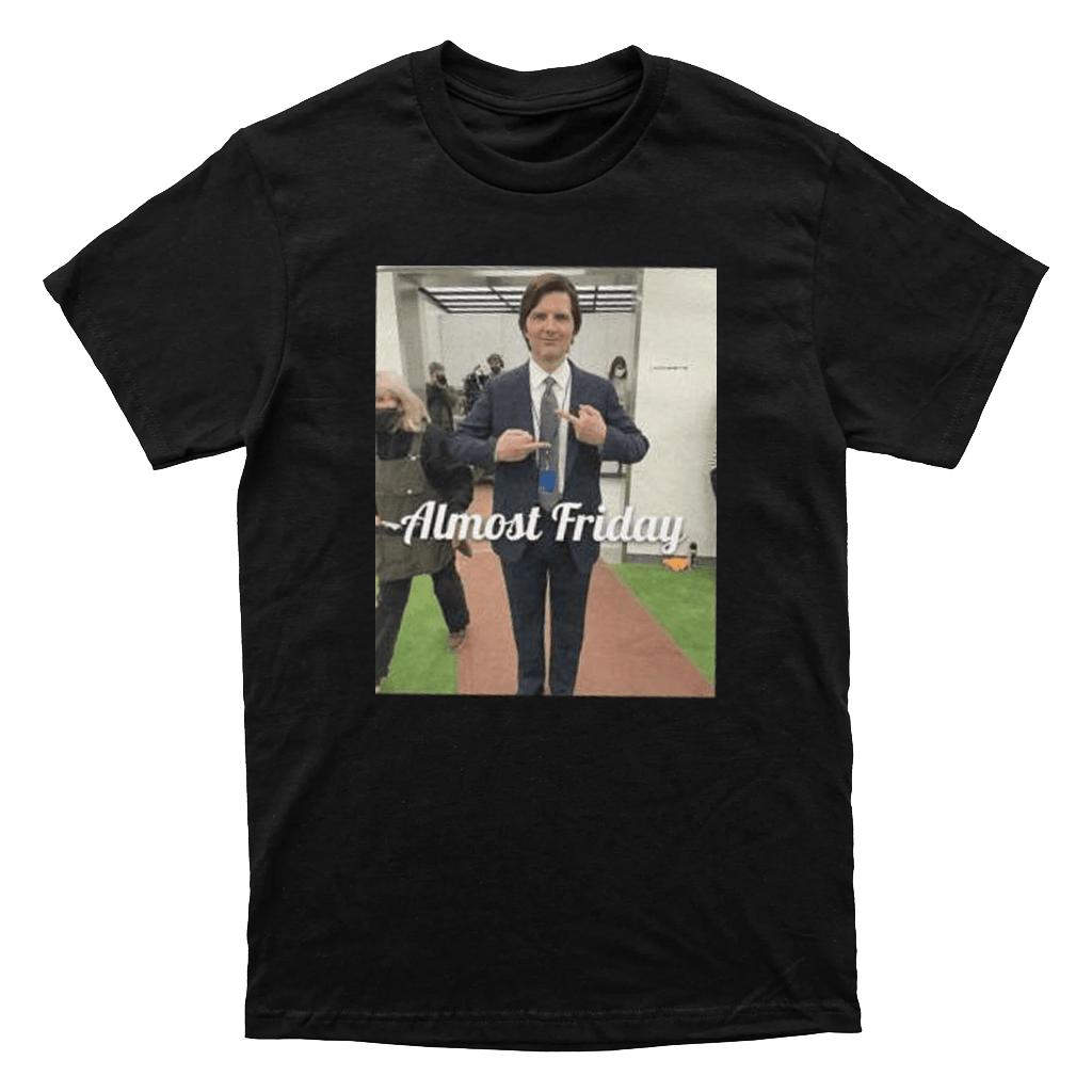 Almost Friday Merch Almost Friday Severance Flip Off T-Shirt Birthday Ideas For Boyfriend-1 Almost Friday Merch Almost Friday Severance Flip Off T-Shirt Birthday Ideas For Boyfriend-1