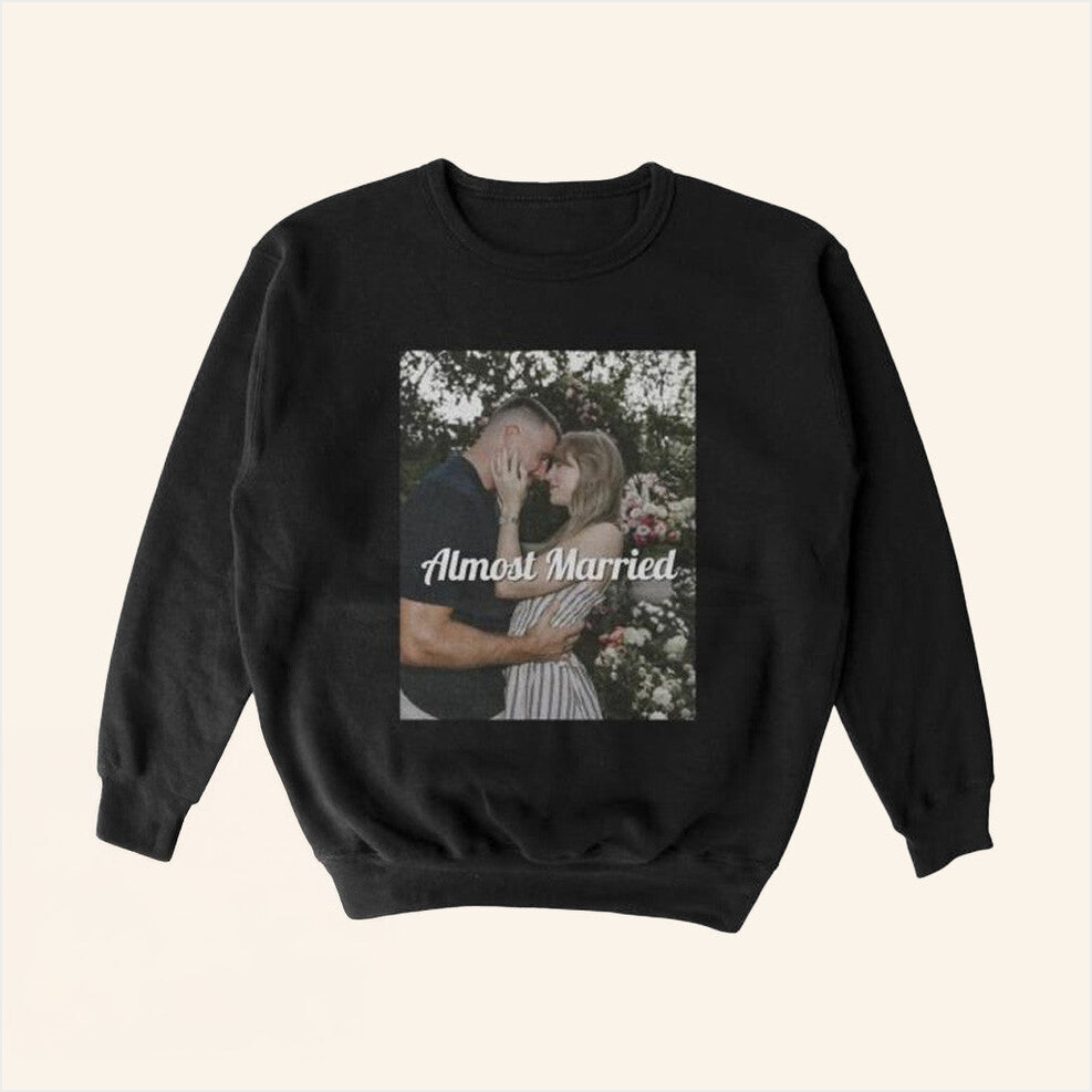 Almost Friday Merch Almost Married Crewneck Sweatshirt Gifts For Best Friends Gifts For Him-1