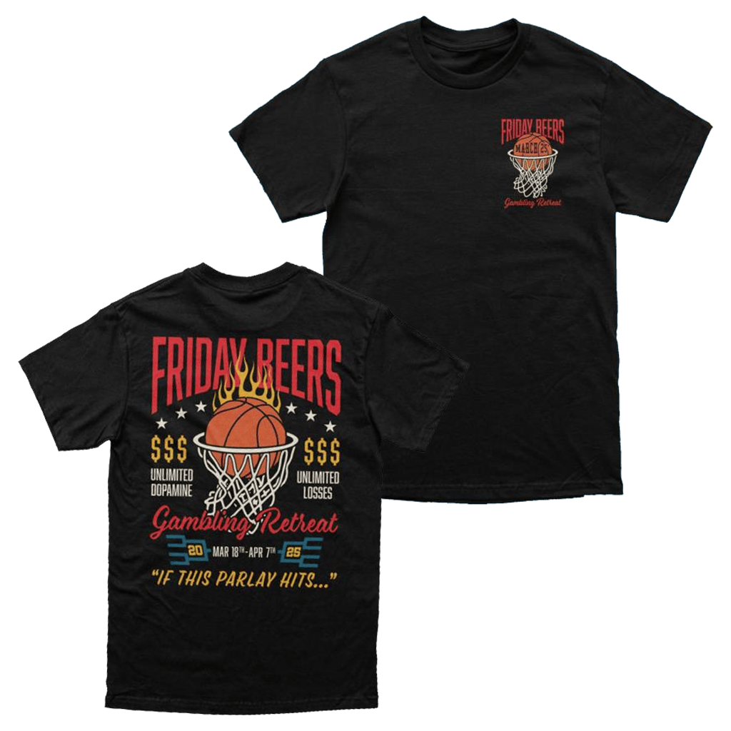 Almost Friday Merch Gambling Retreat T-Shirt Birthday Gifts For Boyfriend-1 Almost Friday Merch Gambling Retreat T-Shirt Birthday Gifts For Boyfriend-1