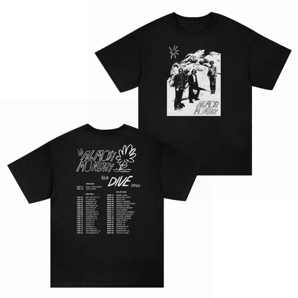 Almost Monday Merch Dive Tour 2025 Photo T-Shirt Useful Gifts For Fans-1 Almost Monday Merch Dive Tour 2025 Photo T-Shirt Useful Gifts For Fans-1