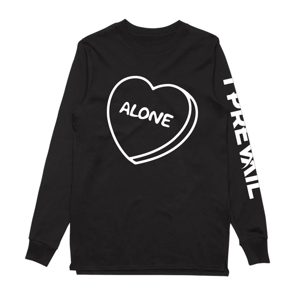Alone Black Long Sleeve T-Shirt I Prevail Merch Birthday Presents For Boyfriend-1 Alone Black Long Sleeve T-Shirt I Prevail Merch Birthday Presents For Boyfriend-1