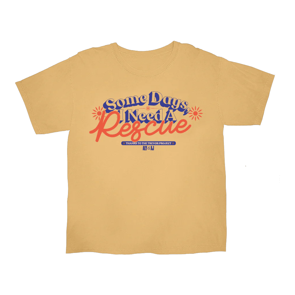 Alyandaj Merch Trevor Project Hold Out T-Shirt Gifts For Dudes-1