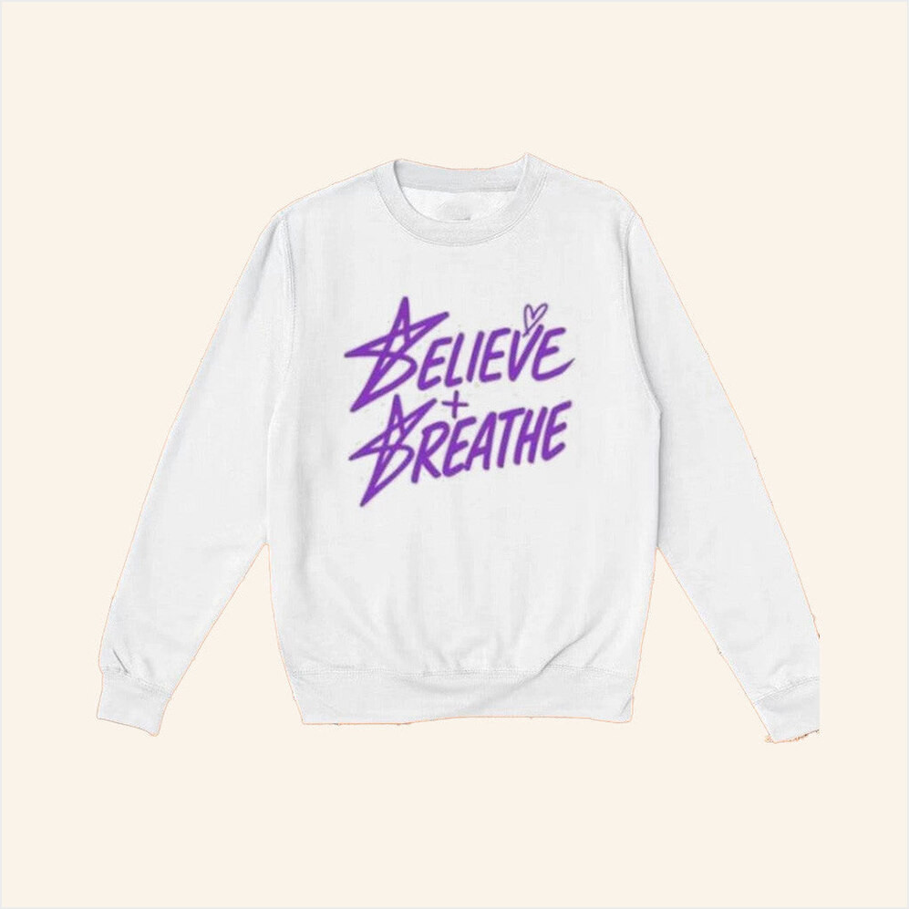 Amber Glenn Merch Believe Breathe Crewnecks Sweatshirt Gifts For Boyfriend Gifts For Friends-1 Amber Glenn Merch Believe Breathe Crewnecks Sweatshirt Gifts For Boyfriend Gifts For Friends-1
