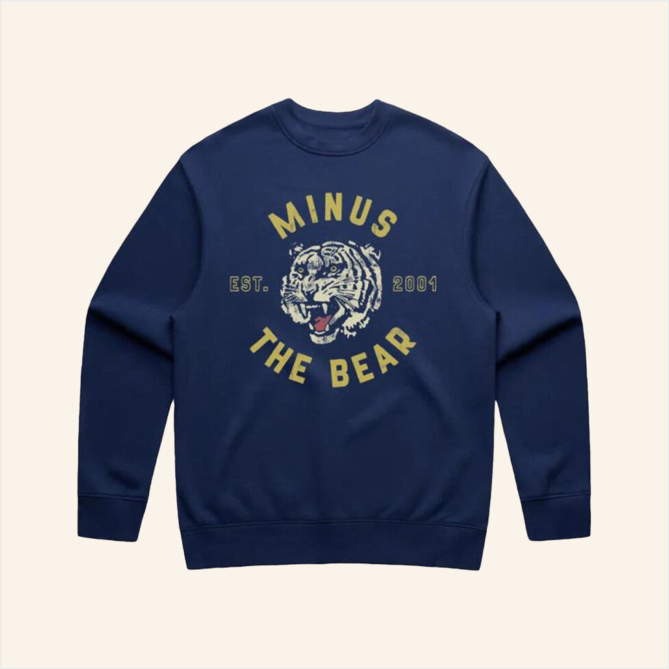 Ambient Inks Merch Tiger Crewneck Sweatshirt Gifts For Friends Birthday Gifts For Brother-1