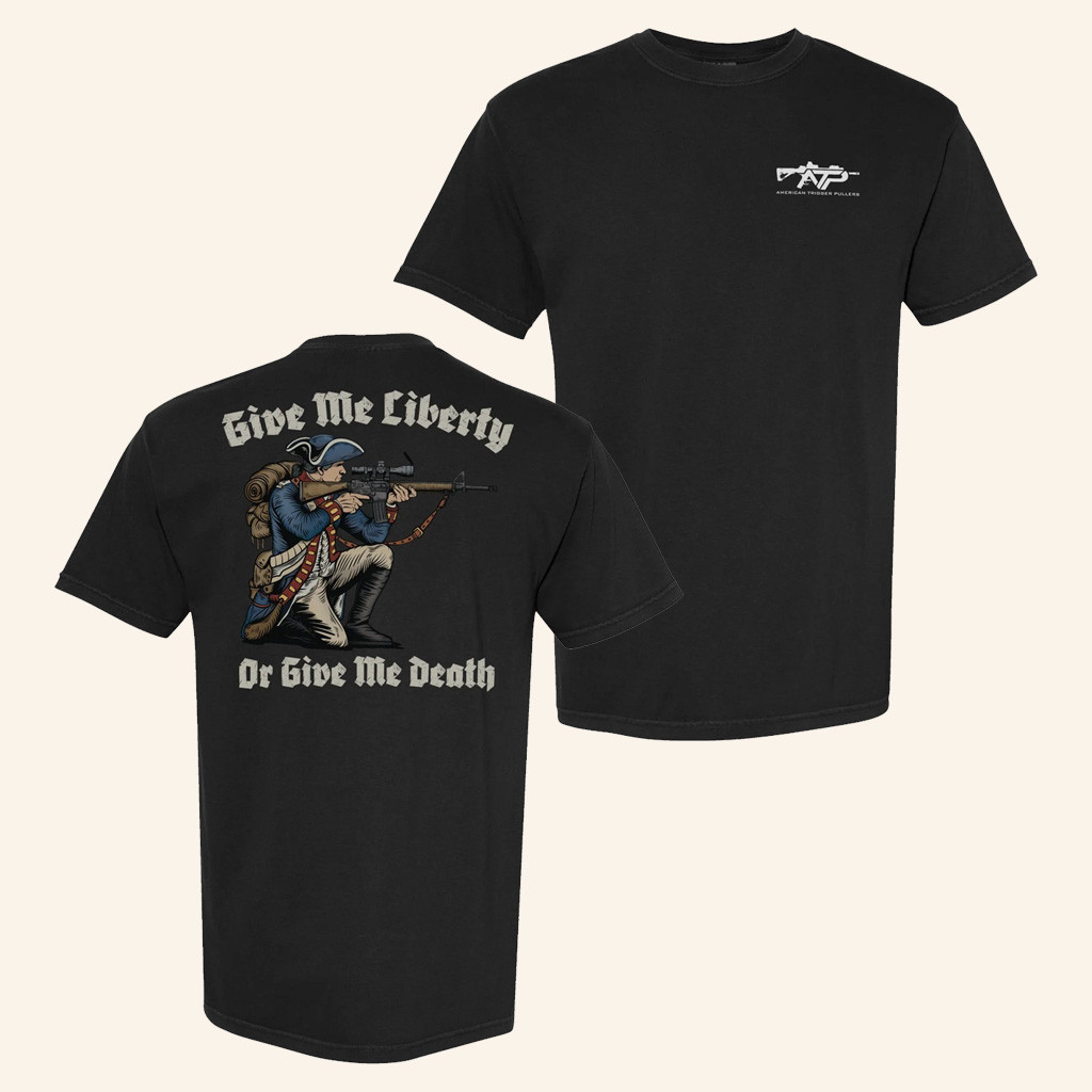 American Trigger Pullers Merch Give Me Liberty T-Shirt Best Gifts For Husband-1