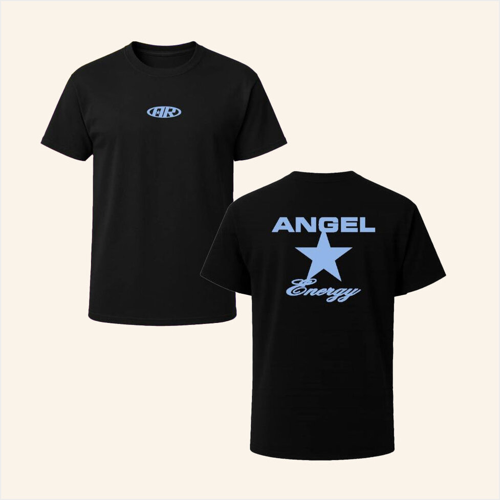 Angel Reese Merch Ar Angel Energy T-Shirt Black Birthday Gifts For Friends Gifts For Her-1
