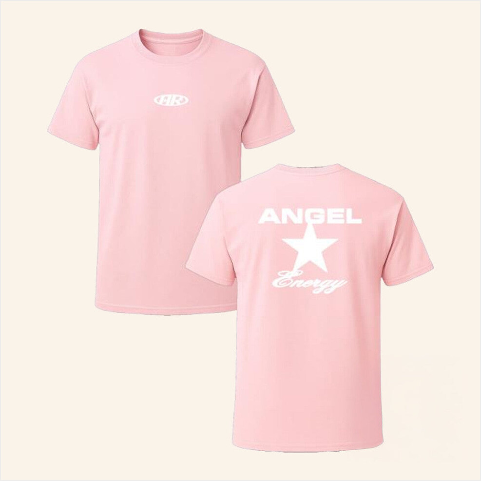 Angel Reese Merch Ar Angel Energy T-Shirt Pink Birthday Gifts For Girlfriends Gifts For Fans-1