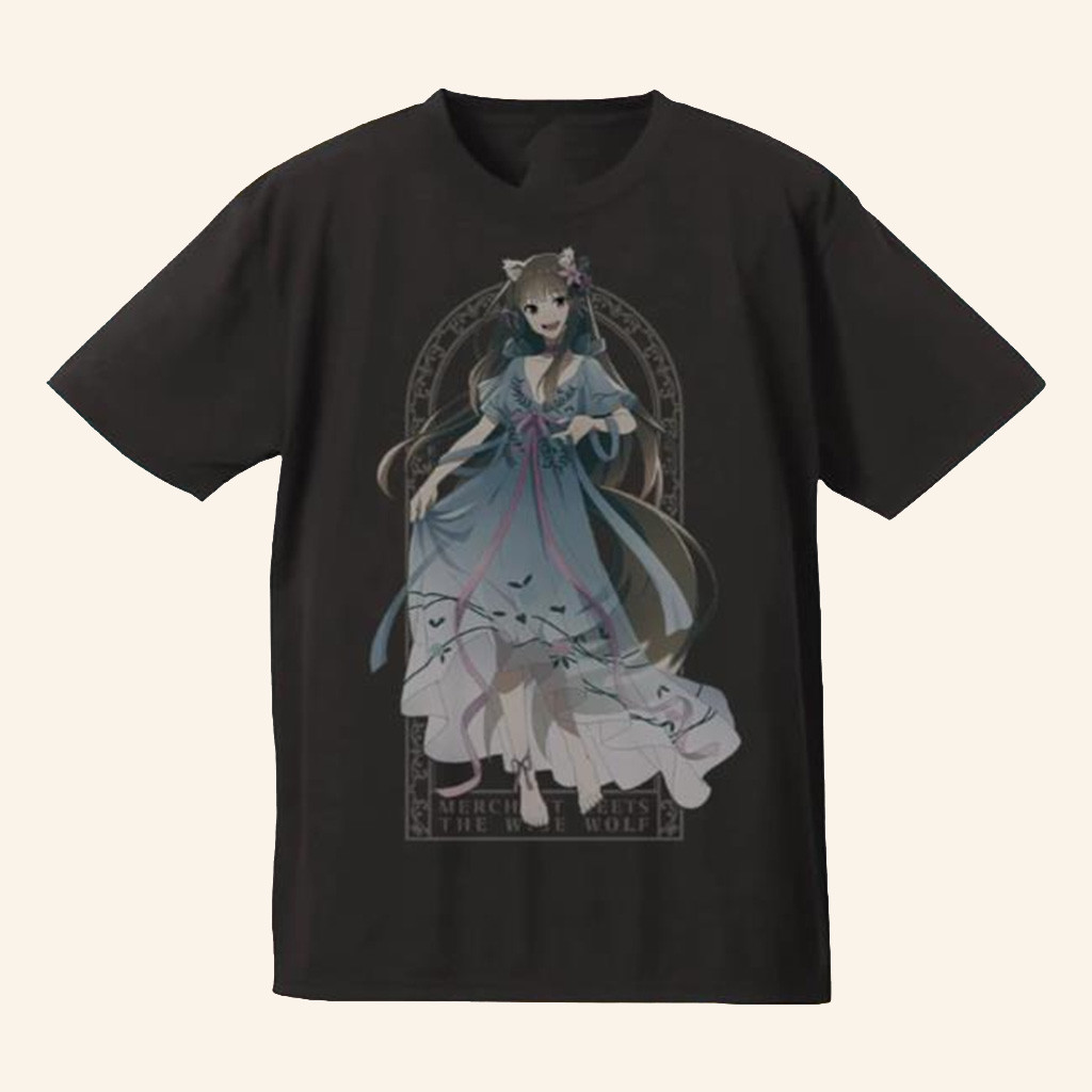 Animate Merch Spice And Wolf Merchant Meets The Wise Wolf Shirt Gifts For Friends-1