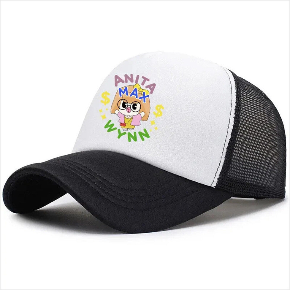Anita Max Wynn Hat Drake Merch Black And White Trucker Hat Gifts For Friends Gifts For Sister-1