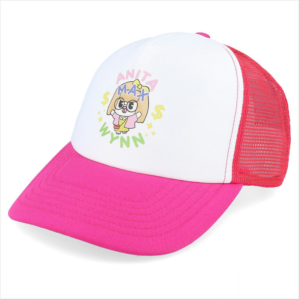 Anita Max Wynn Hat Drake Merch Heliconia And White Trucker Hat Gifts For Daughter Gifts For BFF-1