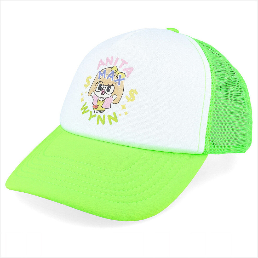 Anita Max Wynn Hat Drake Merch Neon And White Trucker Hat Cute Gifts For Wife Gifts For Friends-1