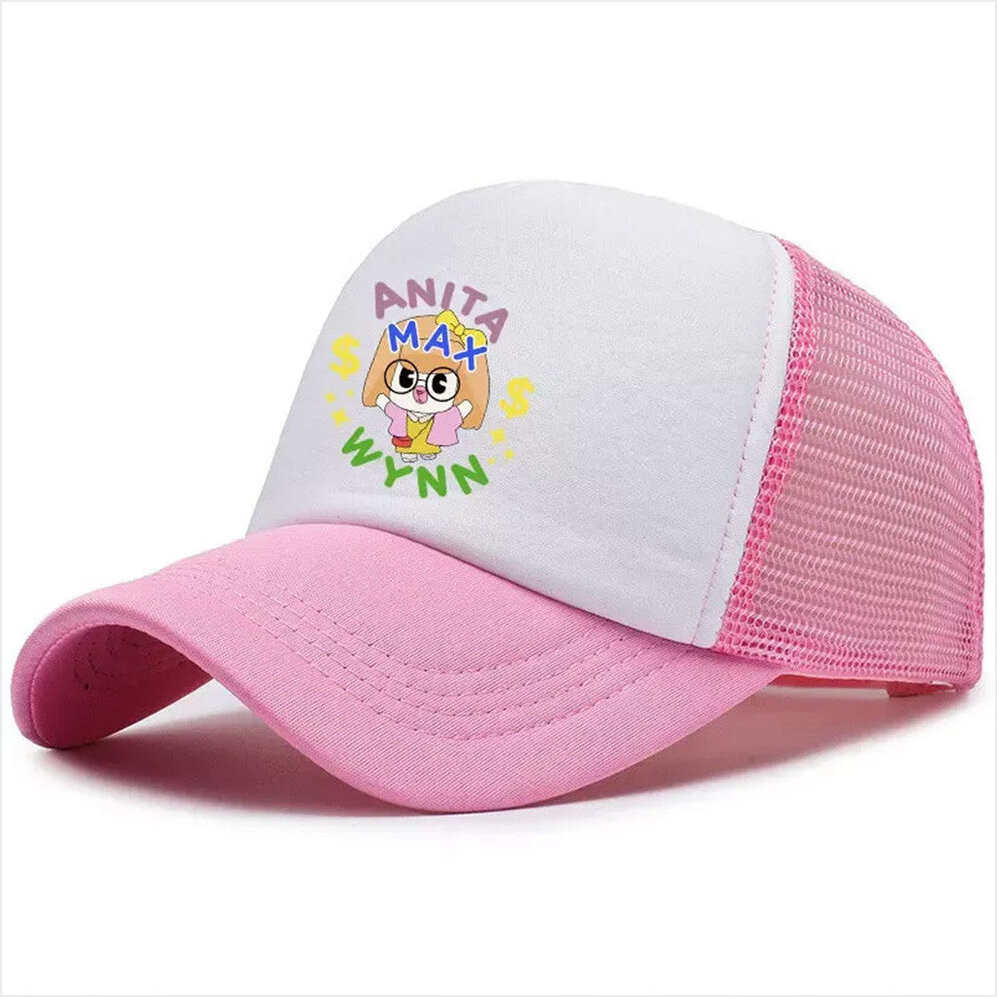Anita Max Wynn Hat Drake Merch Pink And White Trucker Hat Cute Gifts For Her Gifts For Besties-1
