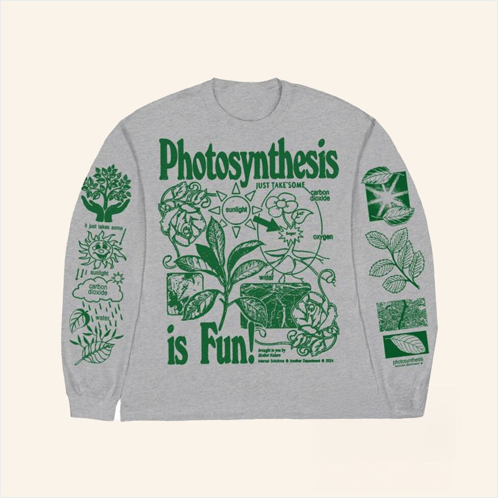 Another Department Merch Photosynthesis Ash Grey Long Sleeve Shirt Gifts For Him Gifts For Fans-1