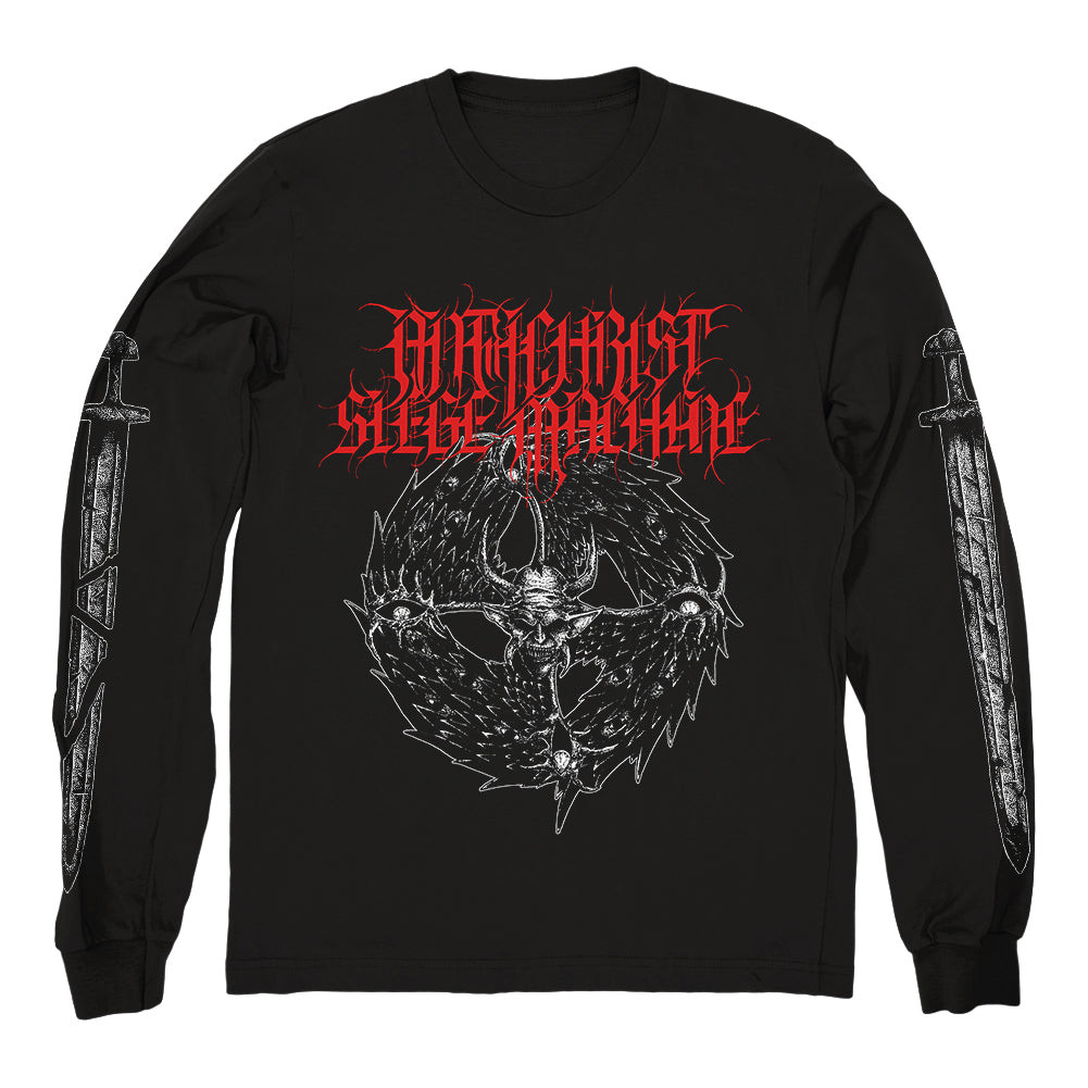 Antichrist Siege Machine Merch Demon Angel Long Sleeve Shirt Antichrist Siege Machine Shirt Dad Gifts For Father's Day 2025-1