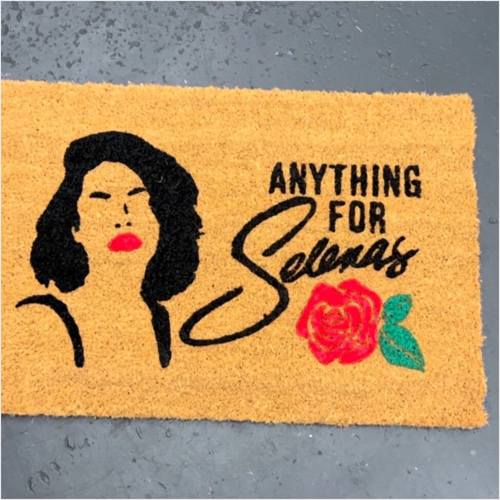 Anything For Selenas Doormat For Front Door Mat Merchandise Gifts For Fans Gifts For Brother-1