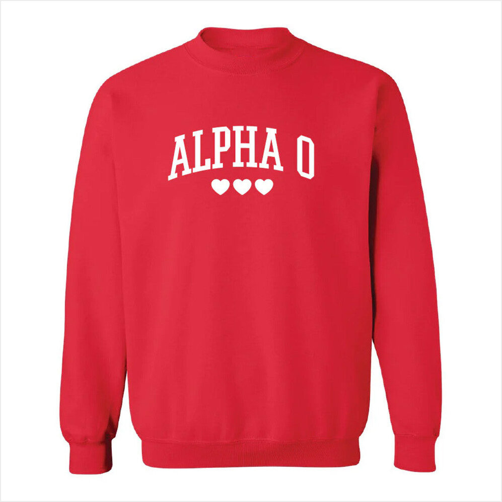 Aoii Merch Alpha O Heart Sweatshirt Best Gifts For Her Birthday Gifts For Besties-1