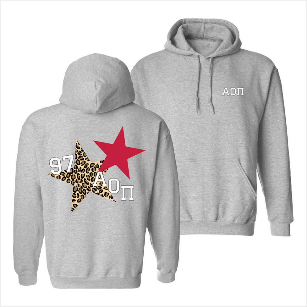 Aoii Merch Cheetah Star Hoodie Gift Ideas For Wife Birthday Gifts For Besties-1