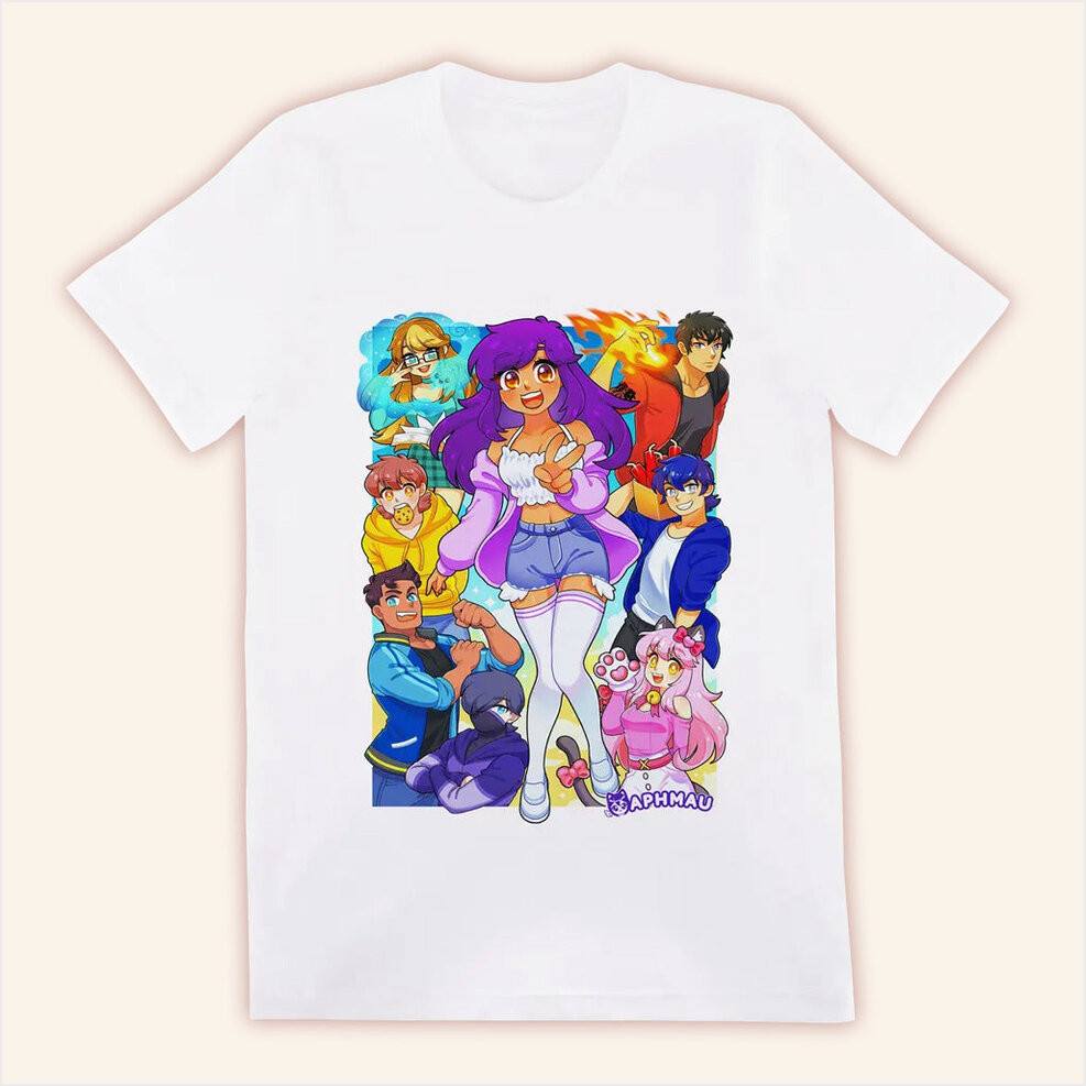 Aphmau Merch Aphmau And Friends T-Shirt Birthday Gifts For Best Friends Gifts For Her Christmas Presents-1