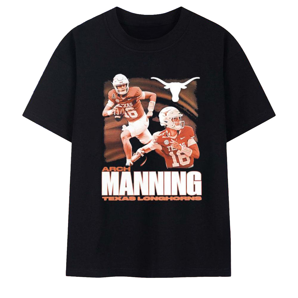 Arch Manning Merch Arch Manning Texas Longhorns T-Shirt Gifts For Boyfriend-1