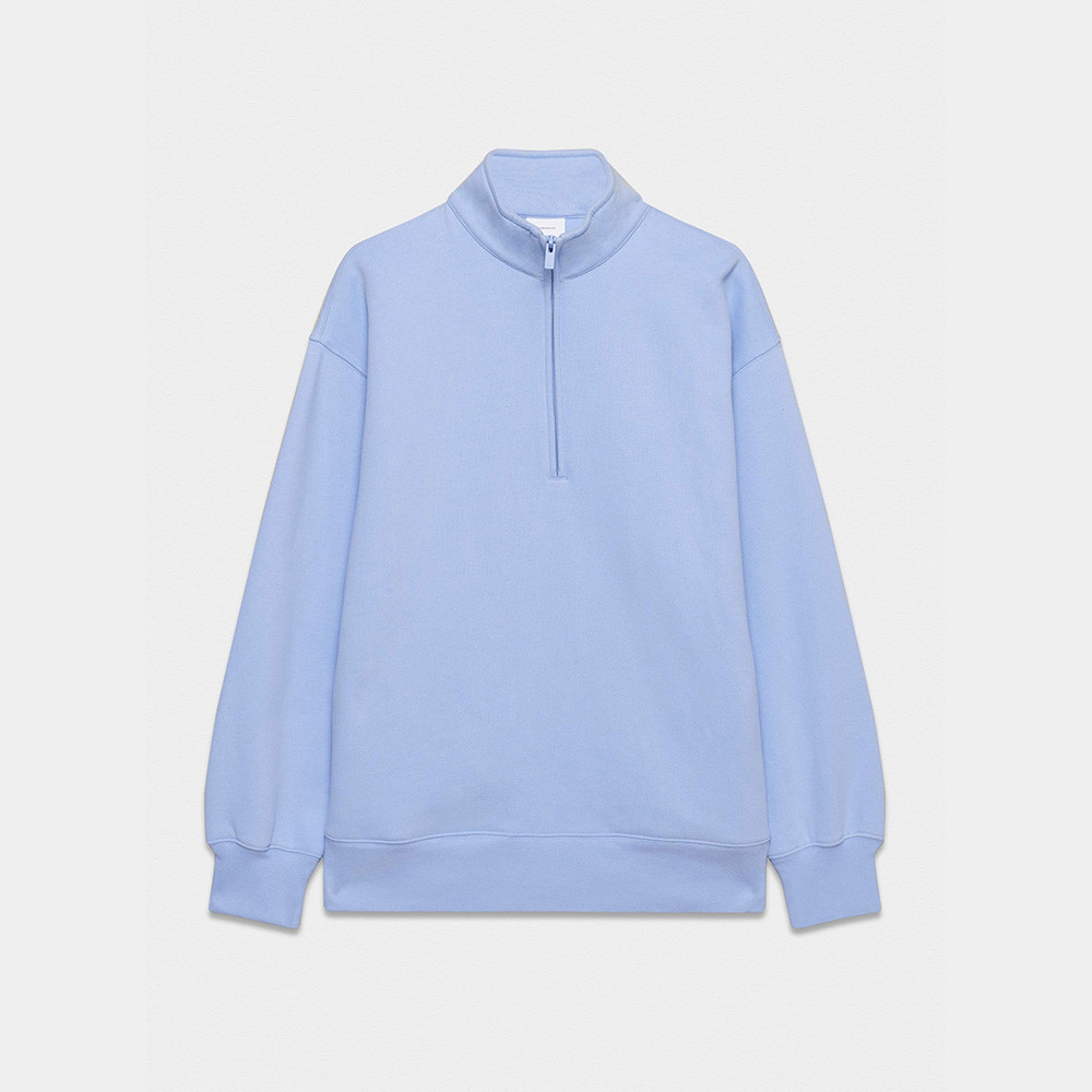 Aritzia Dayflower Blue Collar Zip Sweatshirt Awesome Mother's Day Gifts 2025-1