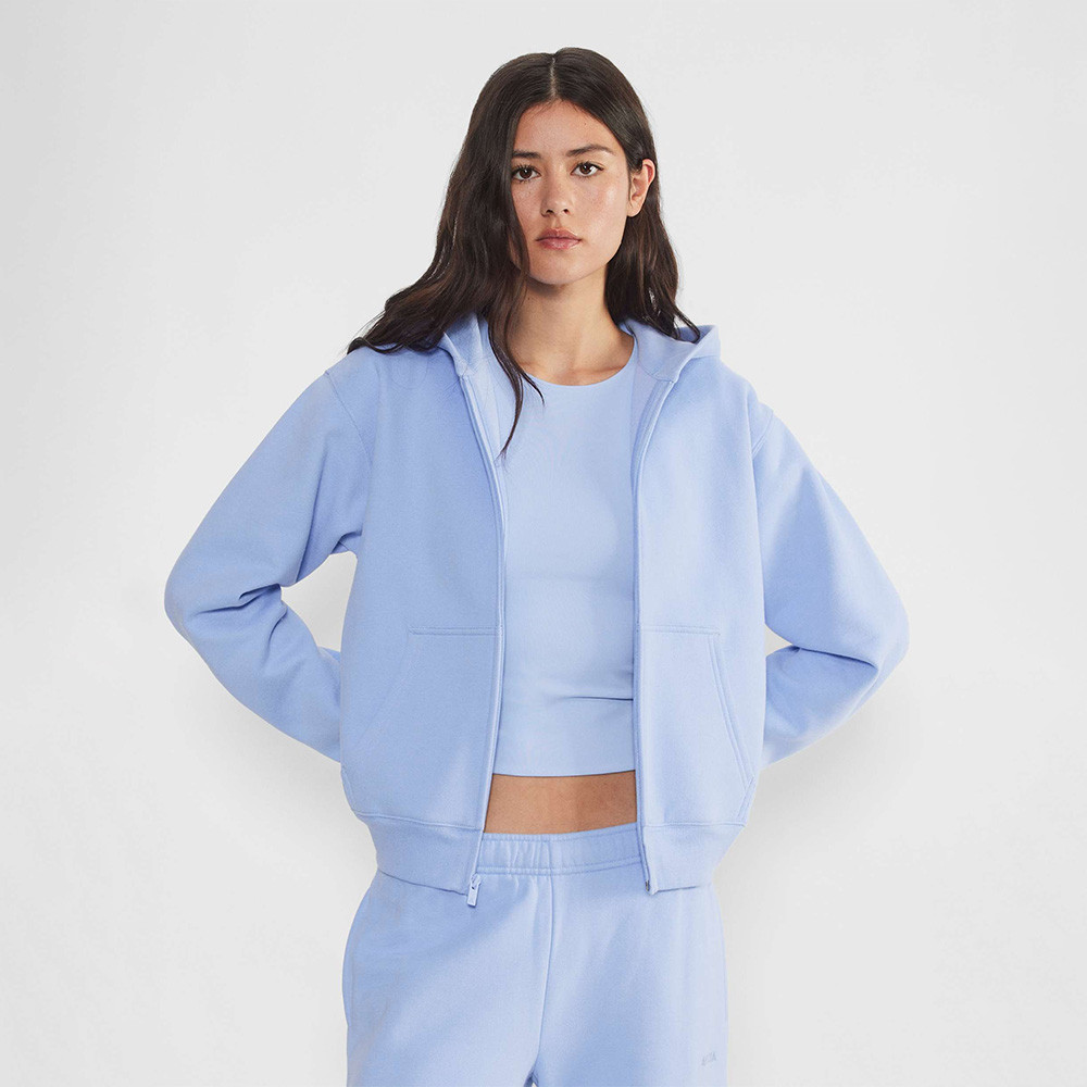 Aritzia Dayflower Blue Zip Hoodie Mother's Day Gift Ideas For Wife-1